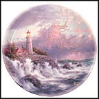 Conquering The Storms Collector Plate by Thomas Kinkade MAIN