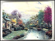 Lamplight Brooke Collector Plate by Thomas Kinkade MAIN