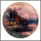 October - End Of A Perfect Day Collector Plate by Thomas Kinkade MAIN