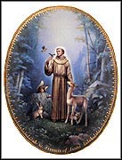 Saint Francis Of Assisi Collector Plate by Hector Garrido MAIN