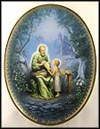 Saint Joseph Collector Plate by Hector Garrido MAIN