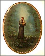 Saint Anthony Collector Plate by Hector Garrido MAIN