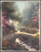 Bridge Of Faith Collector Plate by Thomas Kinkade MAIN