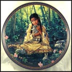 Woodland Rose Collector Plate by Karen Noles MAIN
