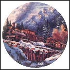 The Snowy Pass Collector Plate by Kirk Randle MAIN