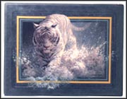 White Lightning Collector Plate by John Seerey-Lester MAIN