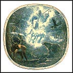 Snow Rider Collector Plate by Linda Medaris MAIN