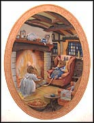 Winter Story Collector Plate by Jill Barklem MAIN