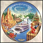 Frontierland Collector Plate by Disney Studio Artists MAIN