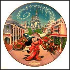 Main Street, U. S. A. Collector Plate by Disney Studio Artists MAIN