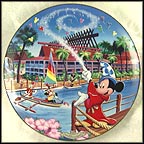 South Seas Paradise: Polynesian Resort Collector Plate by Disney Studio Artists MAIN