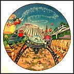 Tomorrowland Collector Plate by Disney Studio Artists MAIN