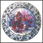 Lilac Lane Collector Plate by Barbara Mock MAIN