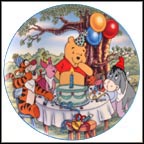 A Great Day For A Celebration Collector Plate by A. A. Milne & E. H. Shepard MAIN