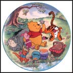 Unbothered Times Collector Plate by A. A. Milne & E. H. Shepard MAIN