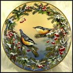 A Frosty Season Collector Plate by Sam Timm MAIN