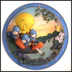 Four Coins In A Fountain Collector Plate MAIN