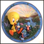 Looking All Over For Four Leaf Clovers Collector Plate MAIN