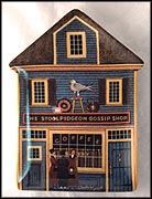 The Stoolpidgeon Gossip Shop Collector Plate by Charles Wysocki MAIN