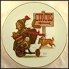 Going To The Circus Collector Plate by Robert Charles Howe MAIN