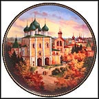 Boris And Gleb Monastery Collector Plate by Yuri Leonidovich Dubovikov MAIN