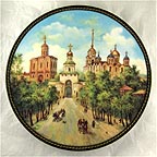 The Golden Gates of Vladimir Collector Plate by Yuri Leonidovich Dubovikov MAIN