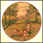 Picking Flowers Collector Plate by Dominic John Mingolla MAIN