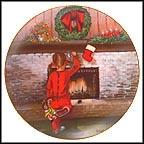 The Littlest Stocking Collector Plate by June Colbert MAIN