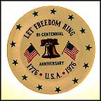 Let Freedom Ring Collector Plate MAIN