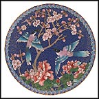 Azure-Winged Magpie Collector Plate by Jiang Xue-Bing MAIN