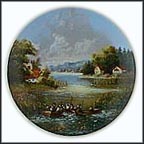 The Fisherman Collector Plate by Christian Lückel MAIN