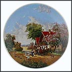 On The Way To Market Collector Plate by Christian Lückel MAIN