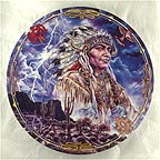 When Lightning Casts Shadows Collector Plate by Bruce Lakofka MAIN