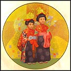 Eriko And Noriko Collector Plate by David Smiton MAIN