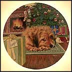 Merry Christmas Benji Collector Plate by Murray Karn MAIN