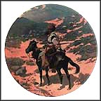 Indian Trapper Collector Plate by Frederic Remington MAIN