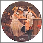 After The Prom Collector Plate by Norman Rockwell MAIN