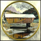 Winter Bridge Collector Plate by Eric Sloane MAIN