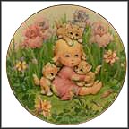 Kitten Companions Collector Plate by Ruth J. Morehead MAIN