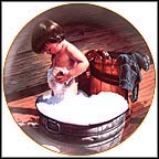 Clean As A Whistle Collector Plate by Jim Daly MAIN