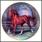 Secretariat Collector Plate by Susie Morton MAIN