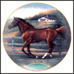 Whirlaway Collector Plate by Susie Morton MAIN