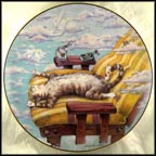 Cat Day Afternoon Collector Plate by Gary Patterson MAIN