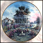 Enchanted Garden Collector Plate by Dennis Patrick Lewan MAIN