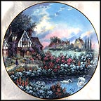 Evening At Guilford Manor Collector Plate by Dennis Patrick Lewan MAIN