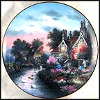 Mill Creek Manor Collector Plate by Dennis Patrick Lewan MAIN