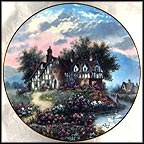 Towbridge Manor Collector Plate by Dennis Patrick Lewan MAIN