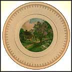 American Homestead - Spring Collector Plate by Currier And Ives MAIN