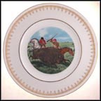 The Buffalo Hunt Collector Plate by Currier And Ives MAIN