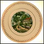 Home On The Mississippi Collector Plate by Currier And Ives MAIN